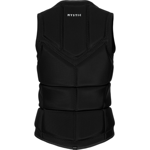 2026 Mystic Womens Star Front Zip Wake Impact Vest 35005.240246 - Black